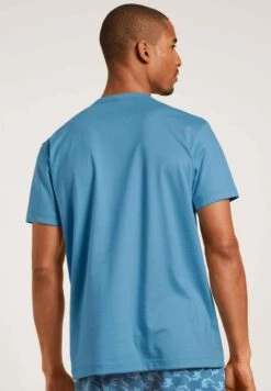Calida Nachtwäsche Shirt - Azurit Blue -Herrenbekleidung 00650e1dba1d4f9fa1290092d2763bd8