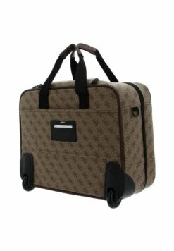 Guess TROLLEY KOFFER 4G LOGO - Trolley - Beige Brown -Herrenbekleidung 00b224a6217448dba83ddc71ffcc70c6