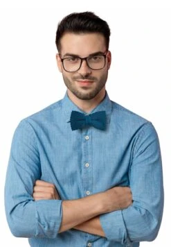 2 GESCHENK SET FLIEGE IN DER SPARDOSE - Fliege - Teal