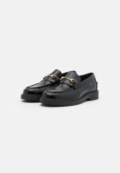 Selected Homme SLHTIM HORSEBIT LOAFER - Slipper - Black -Herrenbekleidung 0205c7477dbe448da59ce3622b42ca59