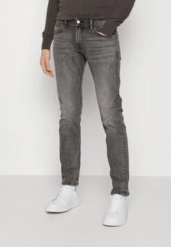 TOM TAILOR Denim PIERS - Jeans Slim Fit - Destroyed Mid Stone Grey Denim -Herrenbekleidung 066f388821374398b8824599a07b3287