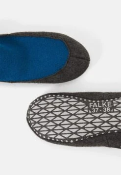 Falke COSYSHOE SLIPPERS VIRGIN WOOL-MIX, SILICON GRIP - Socken - Blue -Herrenbekleidung 07e394124a2444bf9113bd3ecdf5ef05