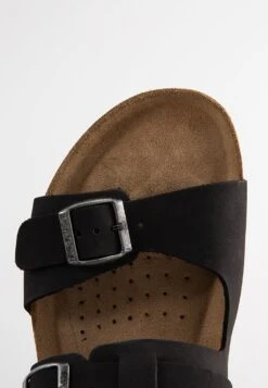 Geox U SANDAL GHITA A LEA - Riemensandalette - Schwarz -Herrenbekleidung 092d66f26d124cf283336ed83857e212