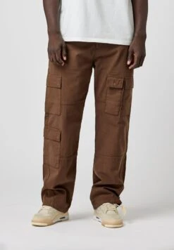 MULTI POCKET PANTS - Cargohose - Brown