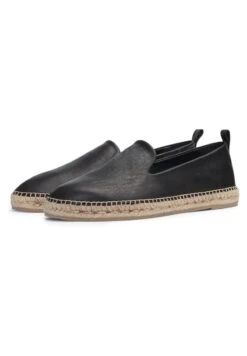 POSITANO - Espadrille - Black Leather -Herrenbekleidung 0f5c07554a1743c5a62c217769b66ef6