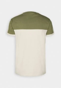 Pier One T-Shirt Print - Khaki/off-white -Herrenbekleidung 10559b0cbe7740d59f0b28170b3f5eed