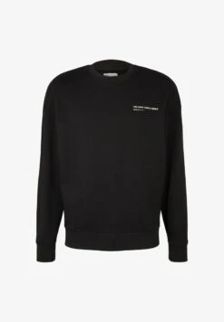 TOM TAILOR Denim Sweatshirt - Black -Herrenbekleidung 11d2b6dad0fa4a828b19e64f2a7ac0b0