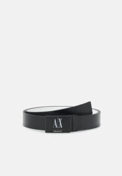 Armani Exchange BELT - Gürtel - Black/navy 13 Armani Exchange BELT - Gürtel - Black/navy -Herrenbekleidung 131862c8abb04748bc56cda942a0b654