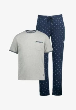 JP1880 Nachtwäsche Set - Navy Blau -Herrenbekleidung 1490cc086e634e3d8550d1a52b2471d8