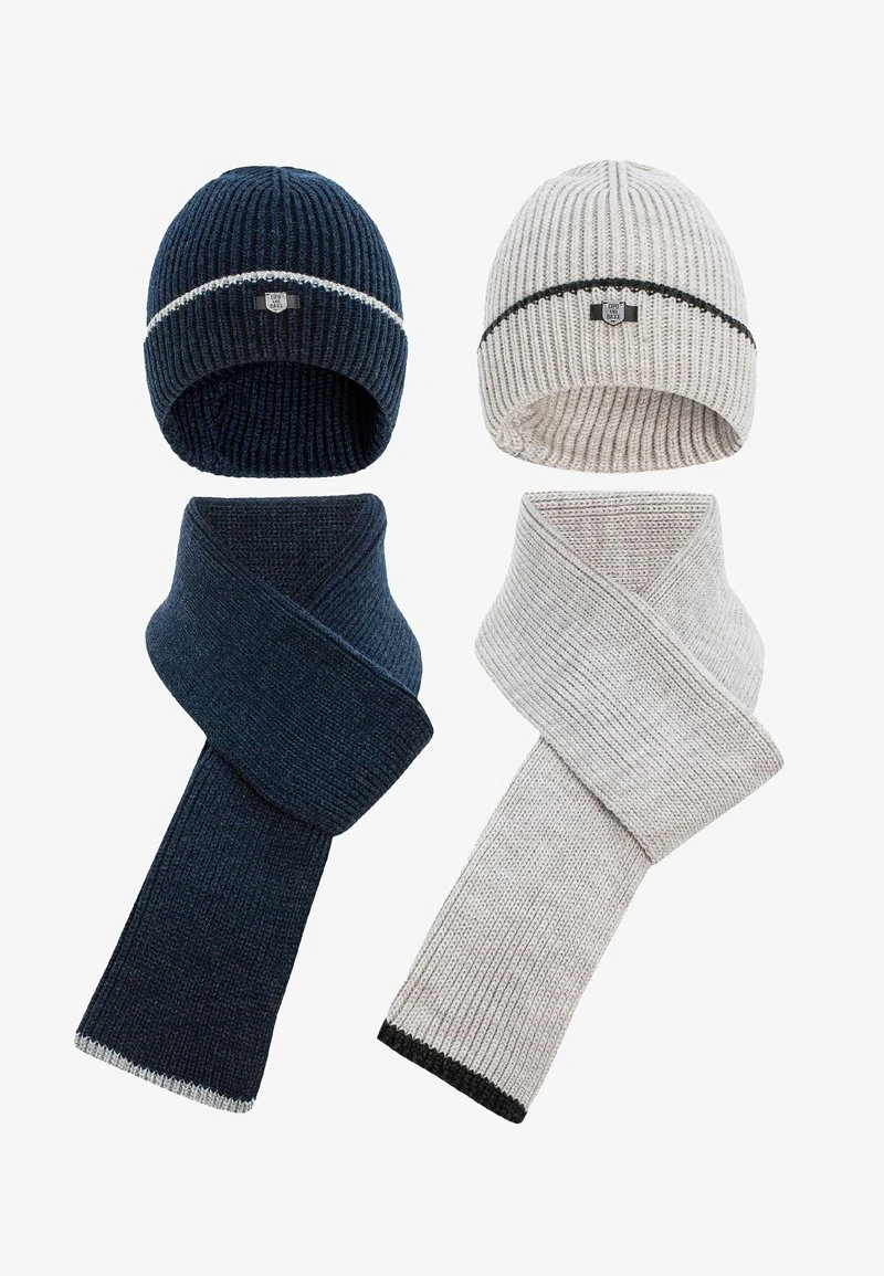 Cipo & Baxx Schal - Biege Navyblue 4 Cipo & Baxx Schal - Biege Navyblue – Bild 2