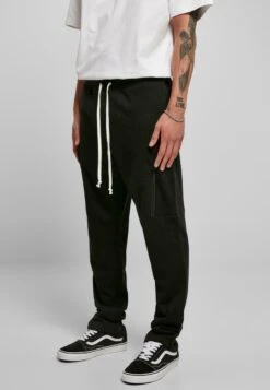 URBAN CLASSICS LOW CROTCH - Jogginghose - Black -Herrenbekleidung 18d284cc720249f6897e267515e4ce6d 1