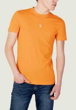 Calvin Klein Jeans T-Shirt Basic - Orange -Herrenbekleidung 19e758301cbb4847a0b725481870d126 1