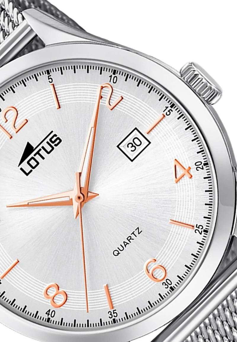 Lotus Uhr - Silberfarben 5 Lotus Uhr - Silberfarben – Bild 3