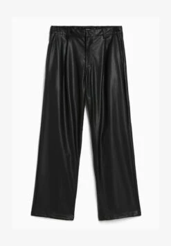 BERSHKA SEMI - Stoffhose - Black -Herrenbekleidung 24d37e543d4a4a4a92dadcd4e979c907