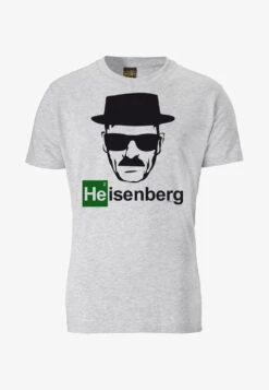 Logoshirt T-SHIRT HEISENBERG - T-Shirt Print - Grau-meliert -Herrenbekleidung 25d3de8b6516468099a9d791f2bb3740