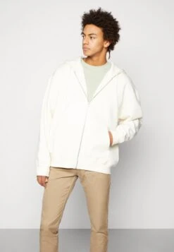 WEEKDAY ZIP HOODIE - Sweatjacke - Sand -Herrenbekleidung 25fa5e9efa2c4f28a78e7de31dc0a341