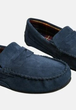 Marks & Spencer SUEDE MOCCASINS - Hausschuh - Navy 12 Marks & Spencer SUEDE MOCCASINS - Hausschuh - Navy -Herrenbekleidung 269b700f76704eb996522d045531ad17
