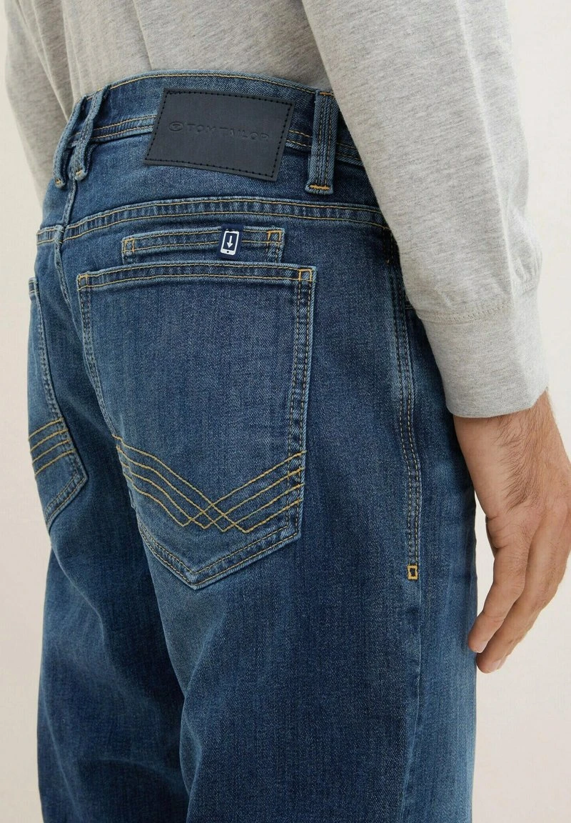 Tom Tailor TRAD - Jeans Straight Leg - Used Dark Stone Blue Denim 6 Tom Tailor TRAD - Jeans Straight Leg - Used Dark Stone Blue Denim – Bild 4