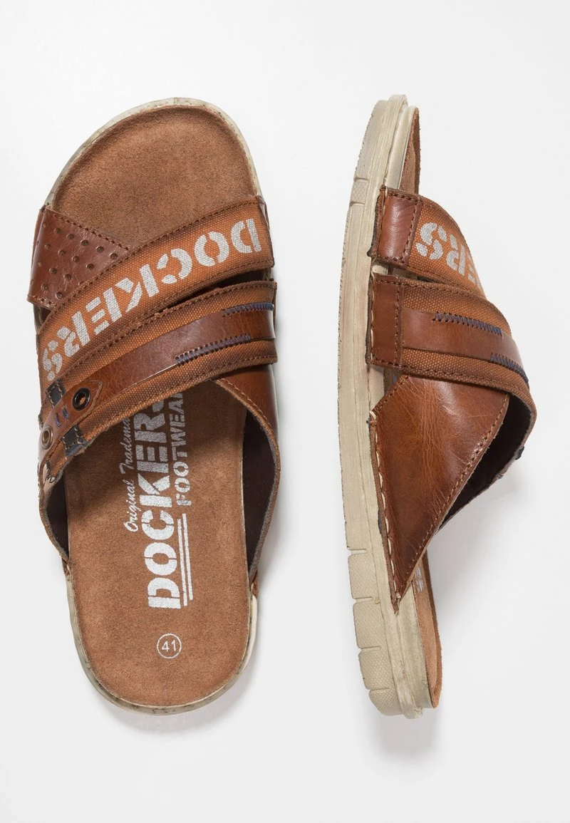 Dockers By Gerli Pantolette Flach - Cognac 4 Dockers By Gerli Pantolette Flach - Cognac – Bild 2