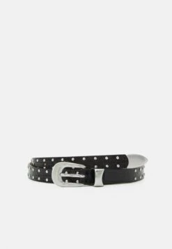 J.Lindeberg CROC STUD BELT - Gürtel - Black