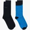 Gant 2 PACK SOLID DOT - Socken - Day Blue -Herrenbekleidung 2eea434afd9f49dc9f7ce14a249d7708