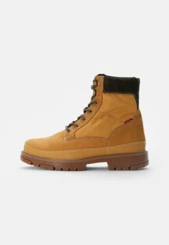 TORSTEN QUILTED - Schnürstiefelette - Medium Yellow