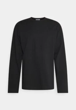 Filippa K LONG SLEEVE CREWNECK - Langarmshirt - Black