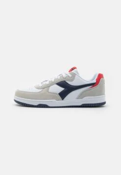 Diadora RAPTOR - Sneaker Low - White/peacoat/high Risk Red