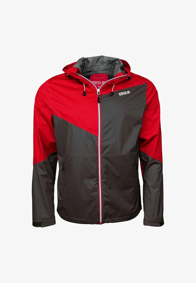 LIAM - Outdoorjacke - Anthrazit Rot 4 LIAM - Outdoorjacke - Anthrazit Rot – Bild 2