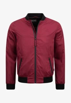 Indicode Jeans Bomberjacke - Bordeaux -Herrenbekleidung 356073b660054415a8efd2670a2fb6eb