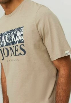 Jack & Jones T-Shirt Print - Crockery 12 Jack & Jones T-Shirt Print - Crockery -Herrenbekleidung 36b7330ee2d74277a0b018809fbdd310