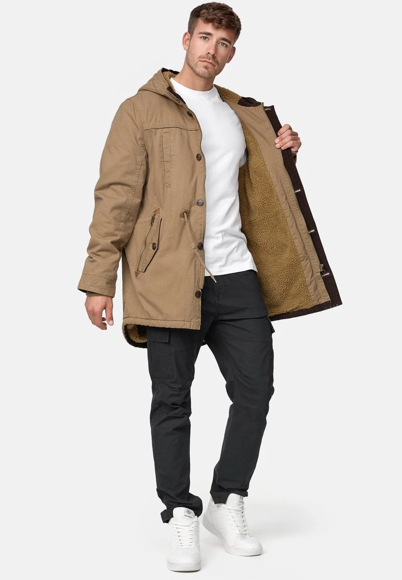 Indicode Jeans Wintermantel - Brown 4 Indicode Jeans Wintermantel - Brown – Bild 2