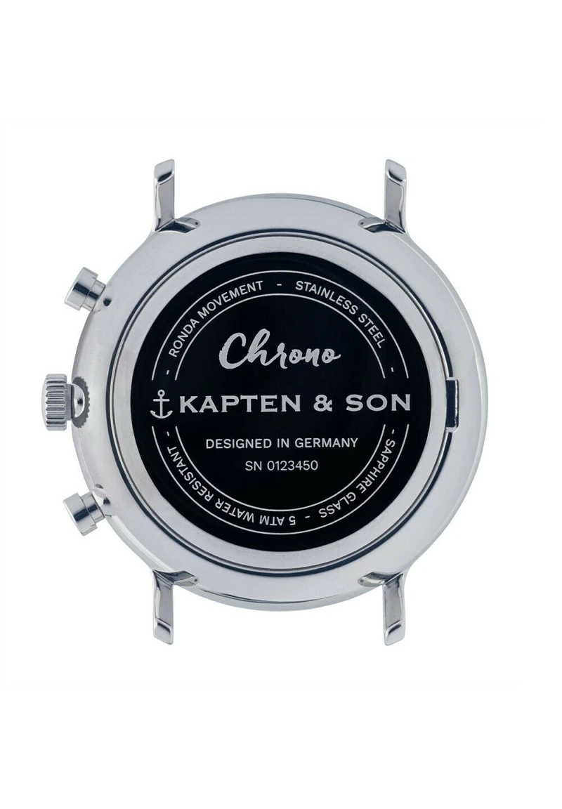 CHRONO - Chronograph - Silver Coloured Black 4 CHRONO - Chronograph - Silver Coloured Black – Bild 2