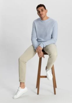 CREW - Strickpullover - Lt. Blue -Herrenbekleidung 393740b82c314fad933f377be8032004