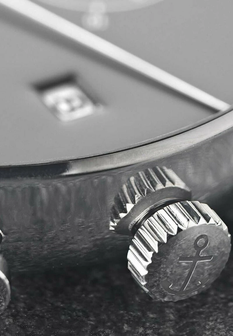 CHRONO - Chronograph - Silver Coloured Black 6 CHRONO - Chronograph - Silver Coloured Black – Bild 4