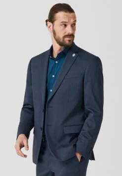 S.Oliver BLACK LABEL MIT STRUKTURMUSTER - Sakko - Blue -Herrenbekleidung 3bac5cb051c74a42b021a065df78b45b 1