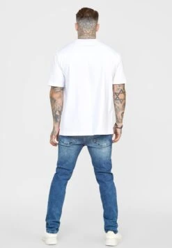SikSilk Jeans Slim Fit - Bleached Blue -Herrenbekleidung 3bc0da60d4cf4810adcd82fccca4bc53