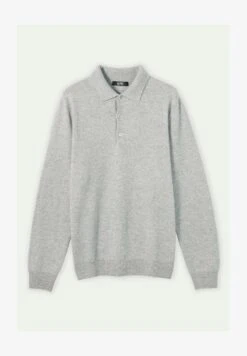 Poloshirt - Mottled Light Grey -Herrenbekleidung 3f7c8272d7af4e829a137e7eaa3536c3