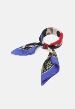 MOSCHINO SCARF UNISEX - Tuch - Blue -Herrenbekleidung 3fa49a577f0d485b9f88b432b8bdd045 1