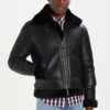 Schott Lederjacke - Black -Herrenbekleidung 409aa675cd5646a587184b82489c8658