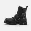 Harley Davidson DISTORTION - Cowboy-/Bikerstiefelette - Black -Herrenbekleidung 41150fd6decb407f8810e3370da2bf49