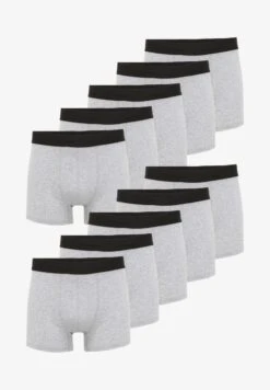 10ER PACK BOXERSHORTS - Boxershorts - Grau -Herrenbekleidung 4136b2b464b14e07ae4497620e13da17