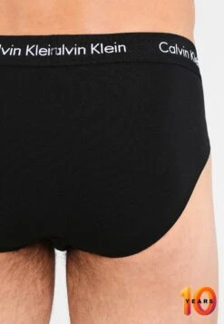 CALVIN KLEIN UNDERWEAR HIP BRIEF 3 PACK - Slip - Black