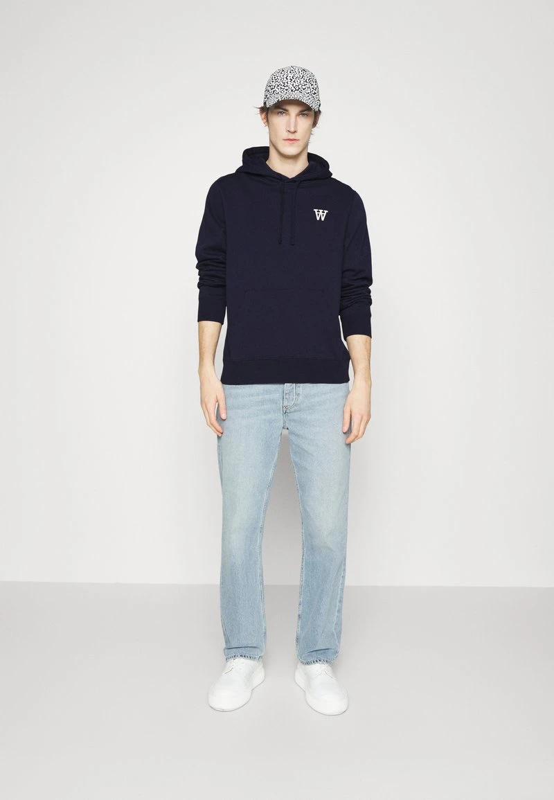 Wood Wood IAN HOODIE - Kapuzenpullover - Navy 4 Wood Wood IAN HOODIE - Kapuzenpullover - Navy – Bild 2