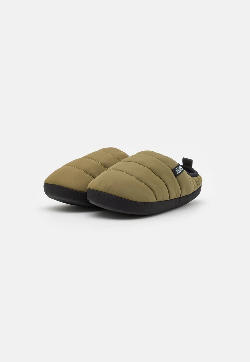 Jack & Jones JFWPADDY SLIPPER - Hausschuh - Olive Night 4 Jack & Jones JFWPADDY SLIPPER - Hausschuh - Olive Night – Bild 2