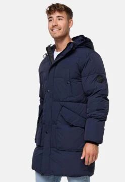 Indicode Jeans DEXTER - Wintermantel - Navy -Herrenbekleidung 430c08edcb1c4e1c8ecfd09c077d932a