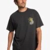 Quiksilver OUT THERE SS - T-Shirt Print - Black -Herrenbekleidung 432401dfbb034a18ac106c19daa52c87