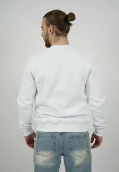 MIT LABEL-STITCHING IN - Sweatshirt - Weiß -Herrenbekleidung 45bcb31053a04c0ab7b7d38dd12df99d