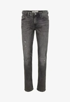 TOM TAILOR Denim PIERS - Jeans Slim Fit - Destroyed Mid Stone Grey Denim