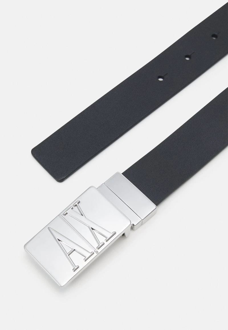 Armani Exchange BELT - Gürtel - Black/navy 4 Armani Exchange BELT - Gürtel - Black/navy – Bild 2